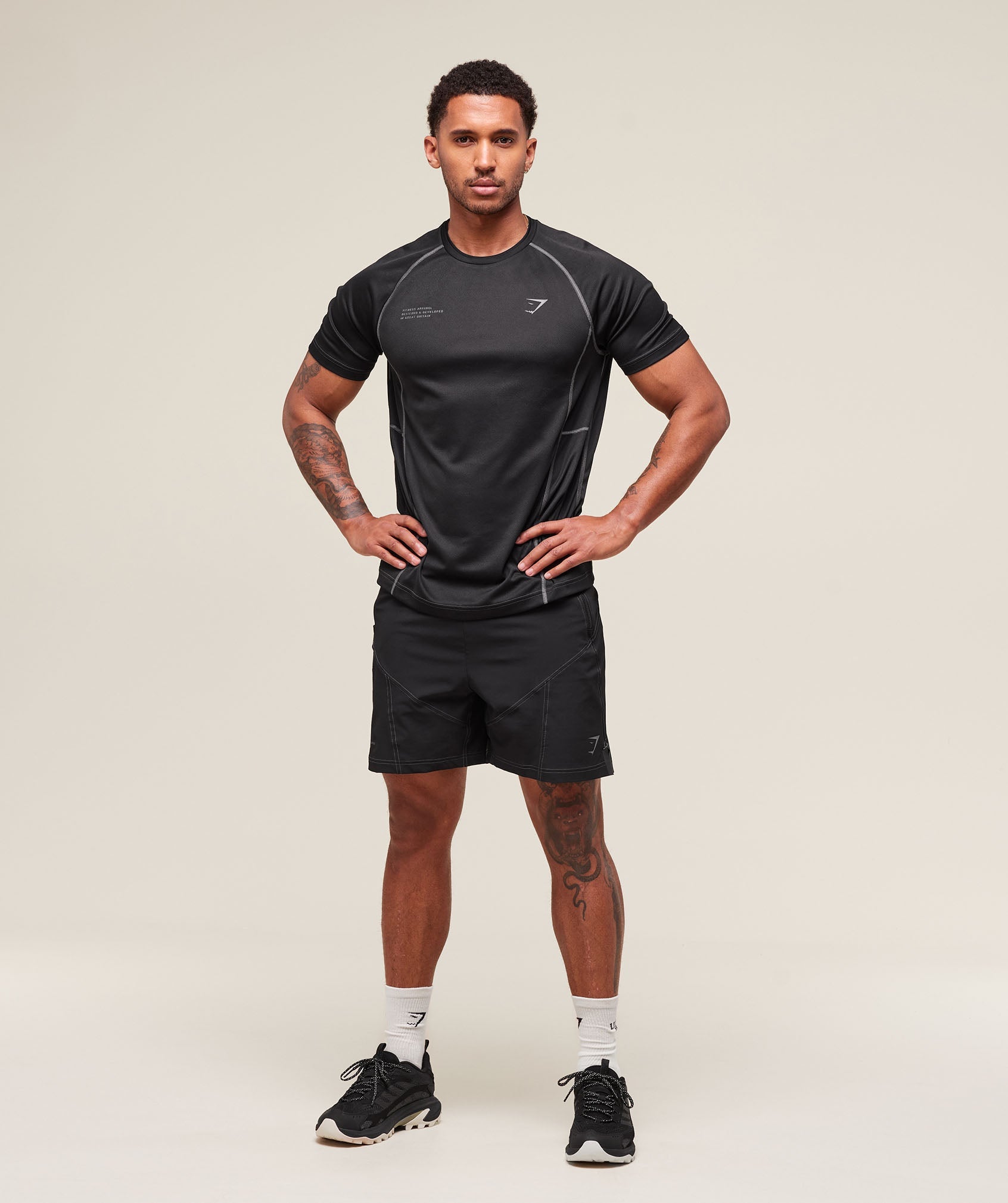 Gymshark Tactical T-Shirt Black