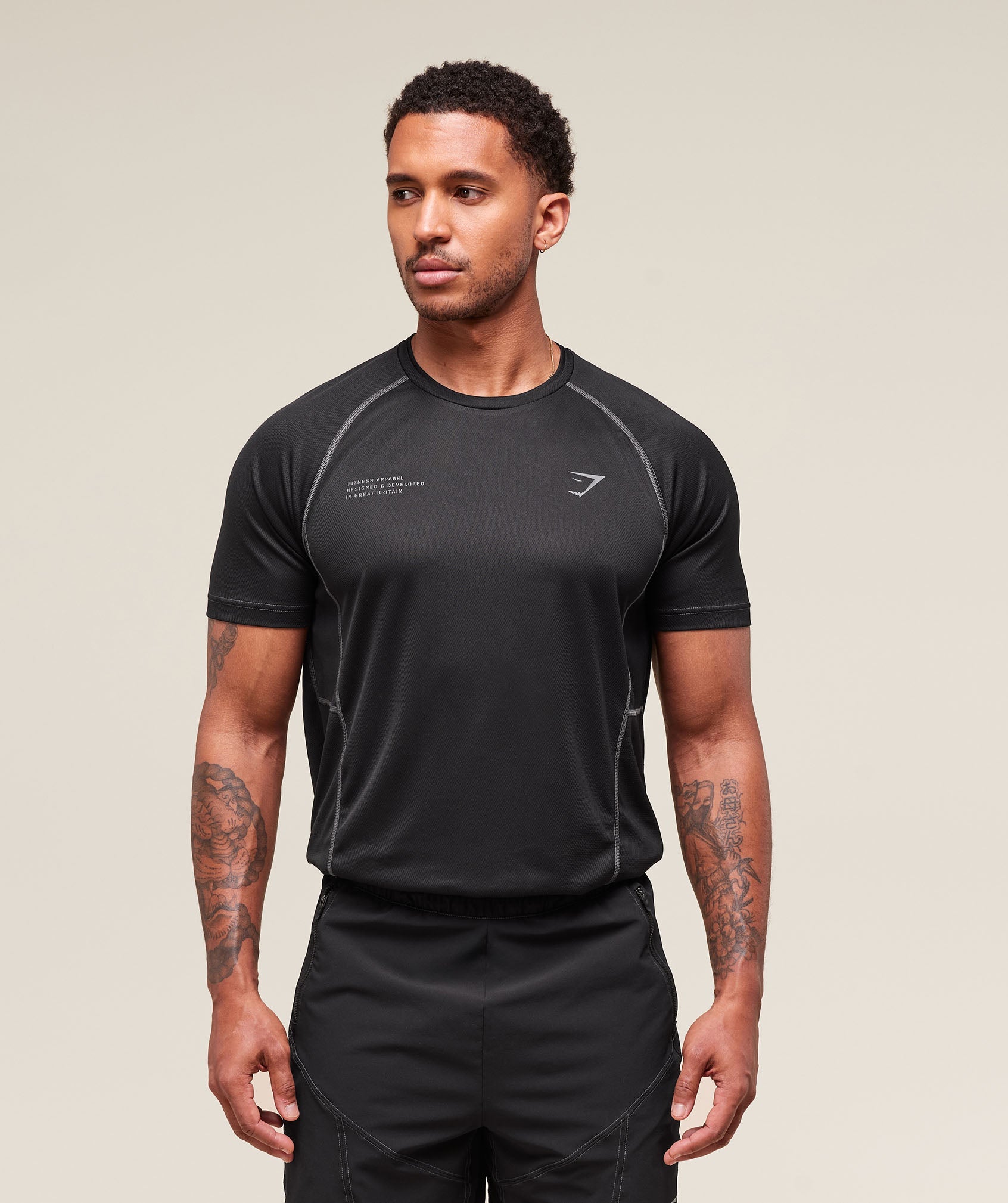 Gymshark Tactical T-Shirt Black