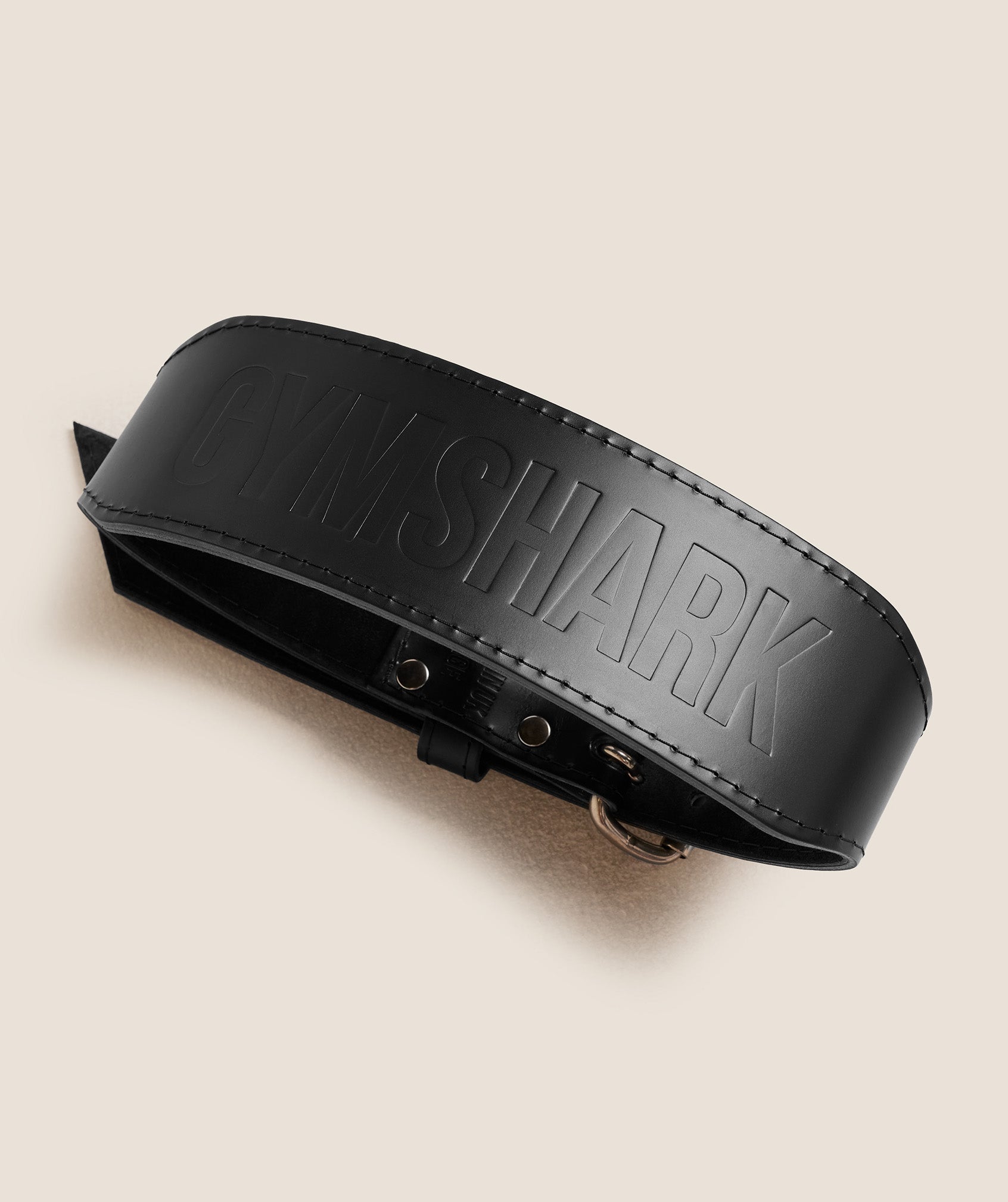 Women's Gymshark Tapered Double Prong Lifting Belt Black