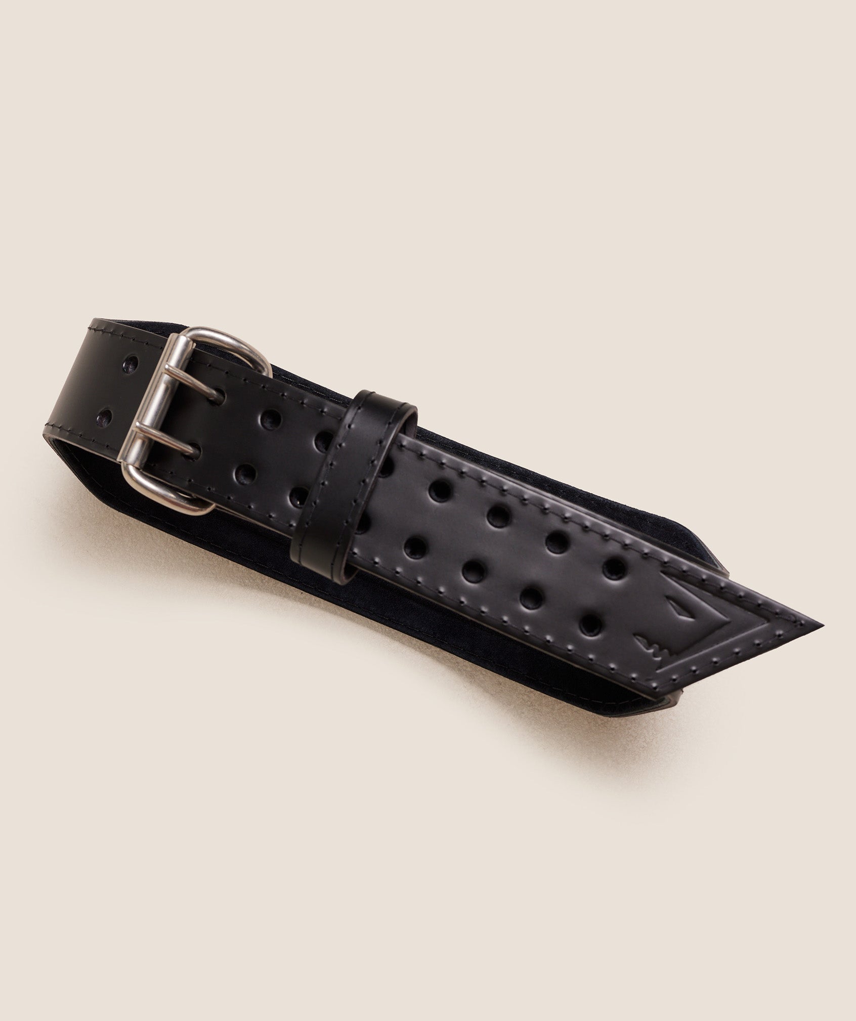 Women's Gymshark Tapered Double Prong Lifting Belt Black