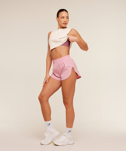 Women's Gymshark To From Cut Off Tee Soft White