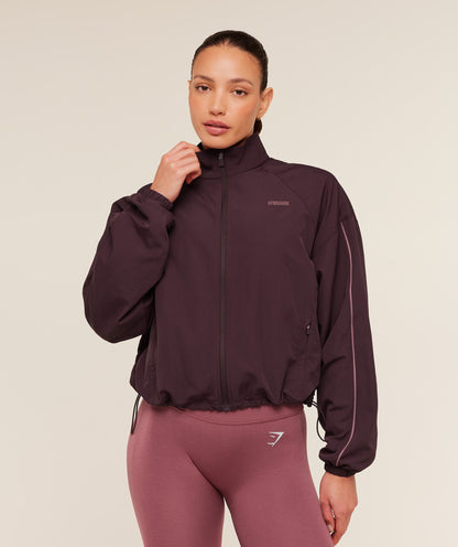 Women's Gymshark To From Zip Through Cherry Purple