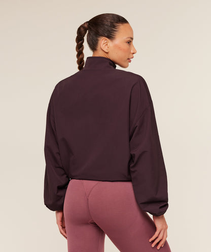Women's Gymshark To From Zip Through Cherry Purple