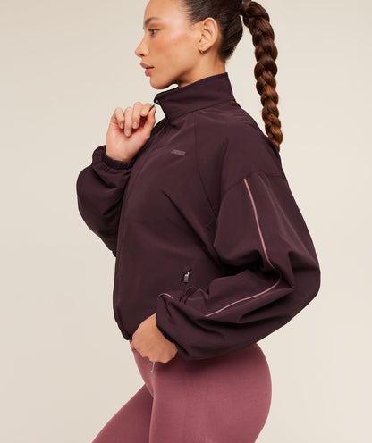 Women's Gymshark To From Zip Through Cherry Purple