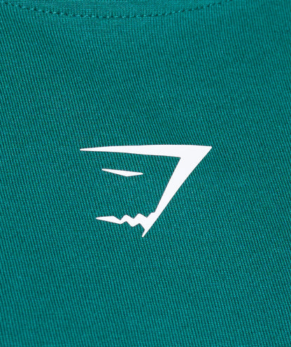 Women's Gymshark Trace Graphic Oversized T-Shirt Functional Teal