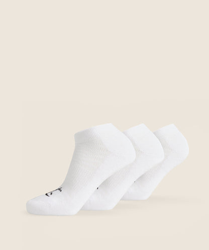 Gymshark Trainer Socks 3Pk White