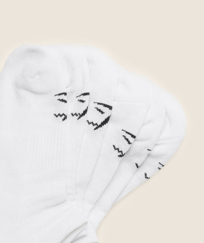 Gymshark Trainer Socks 3Pk White