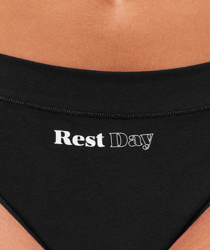 Women's Gymshark Training Day Graphic 7Pk Cotton Thong White