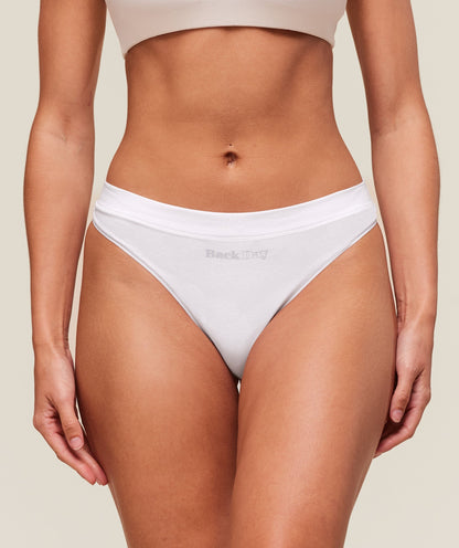 Women's Gymshark Training Day Graphic 7Pk Cotton Thong White