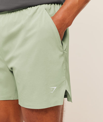 Gymshark Evolve 5" Short Haze Green