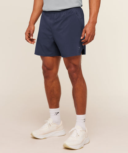 Gymshark Evolve 5" Short Heavy Blue
