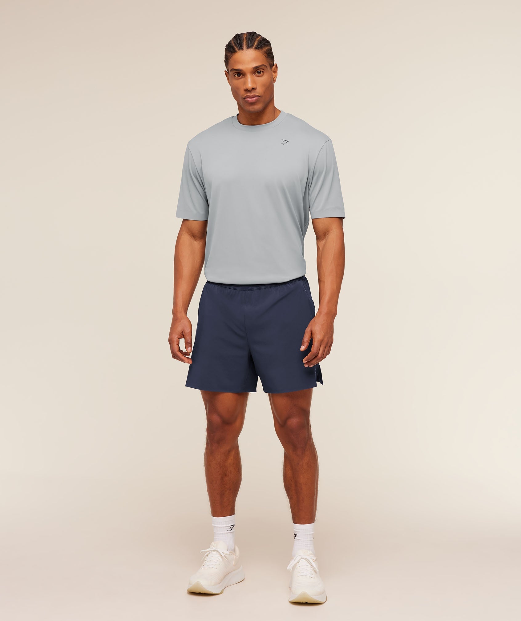 Gymshark Evolve 5" Short Heavy Blue