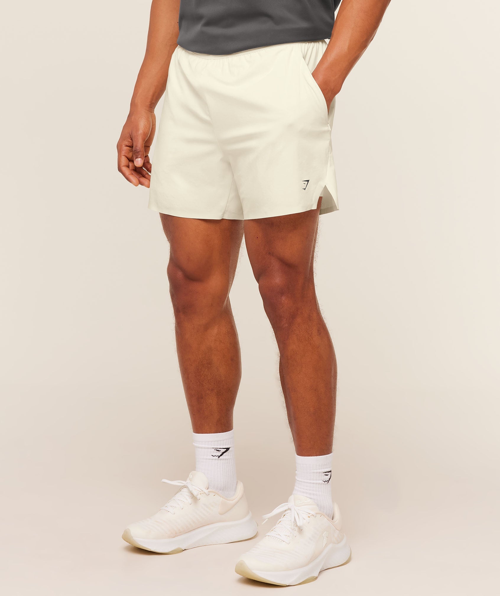 Gymshark Evolve 5" Short Soft White
