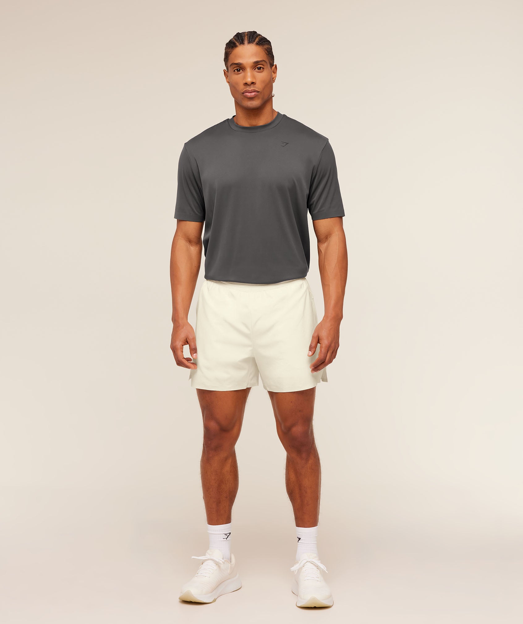 Gymshark Evolve 5" Short Soft White