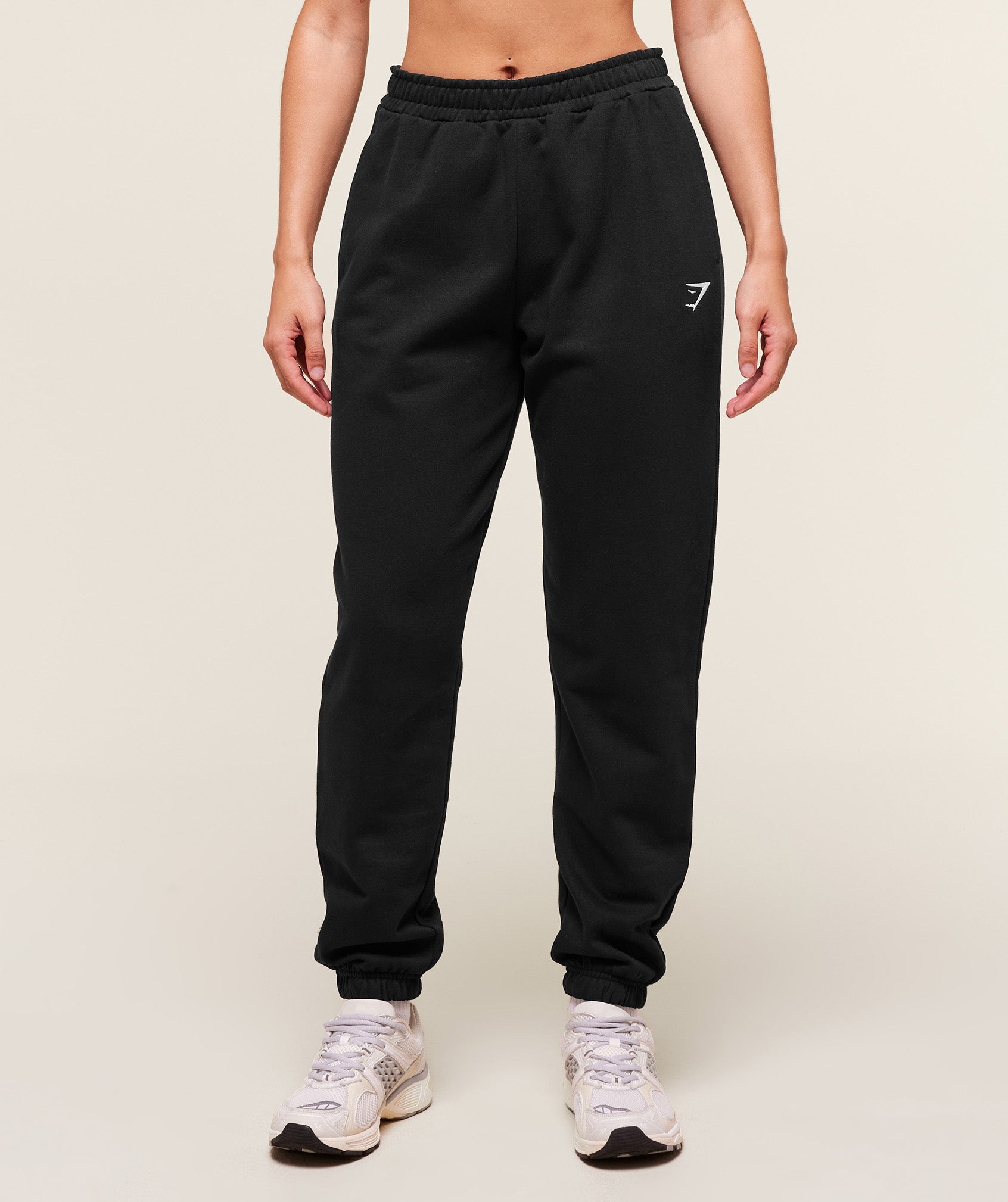 Women's Gymshark Training Regular Fleece Joggers Black