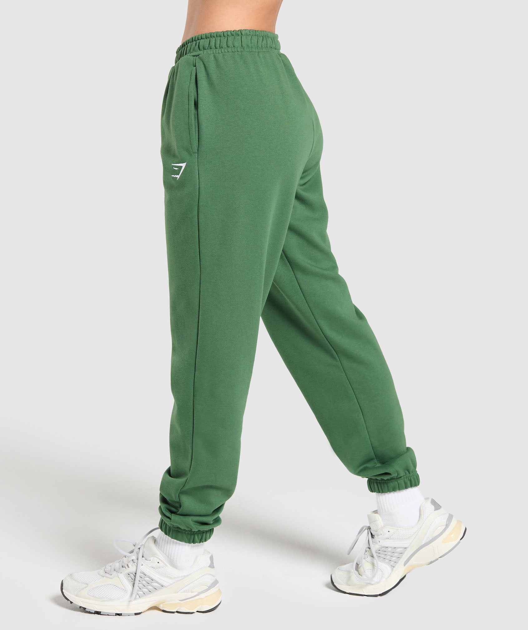 Women's Gymshark Training Fleece Joggers Classic Green