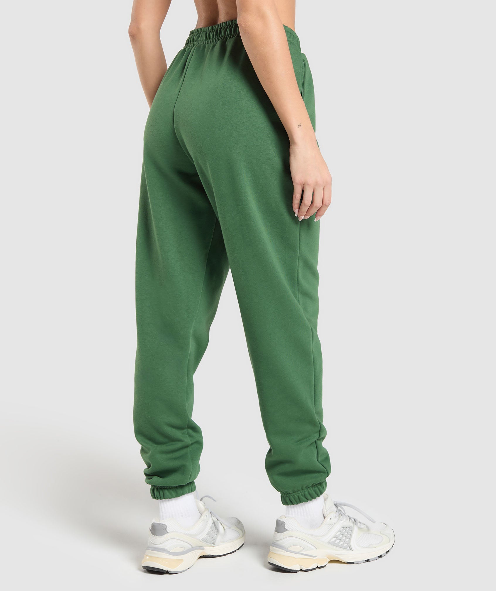 Women's Gymshark Training Fleece Joggers Classic Green
