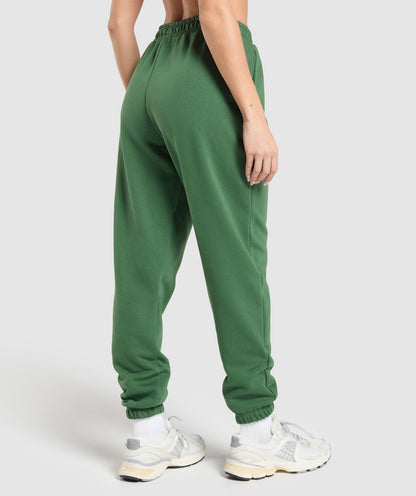 Women's Gymshark Training Fleece Joggers Classic Green