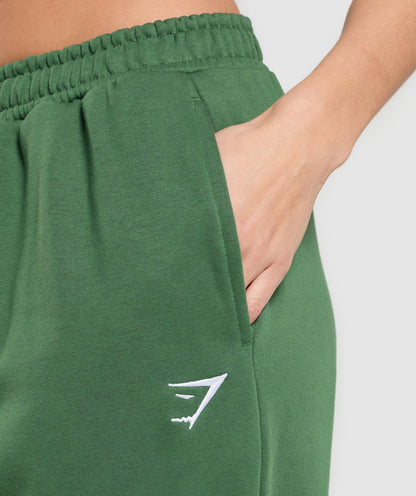 Women's Gymshark Training Fleece Joggers Classic Green