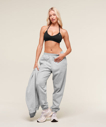 Women's Gymshark Training Fleece Joggers Light Grey Core Marl