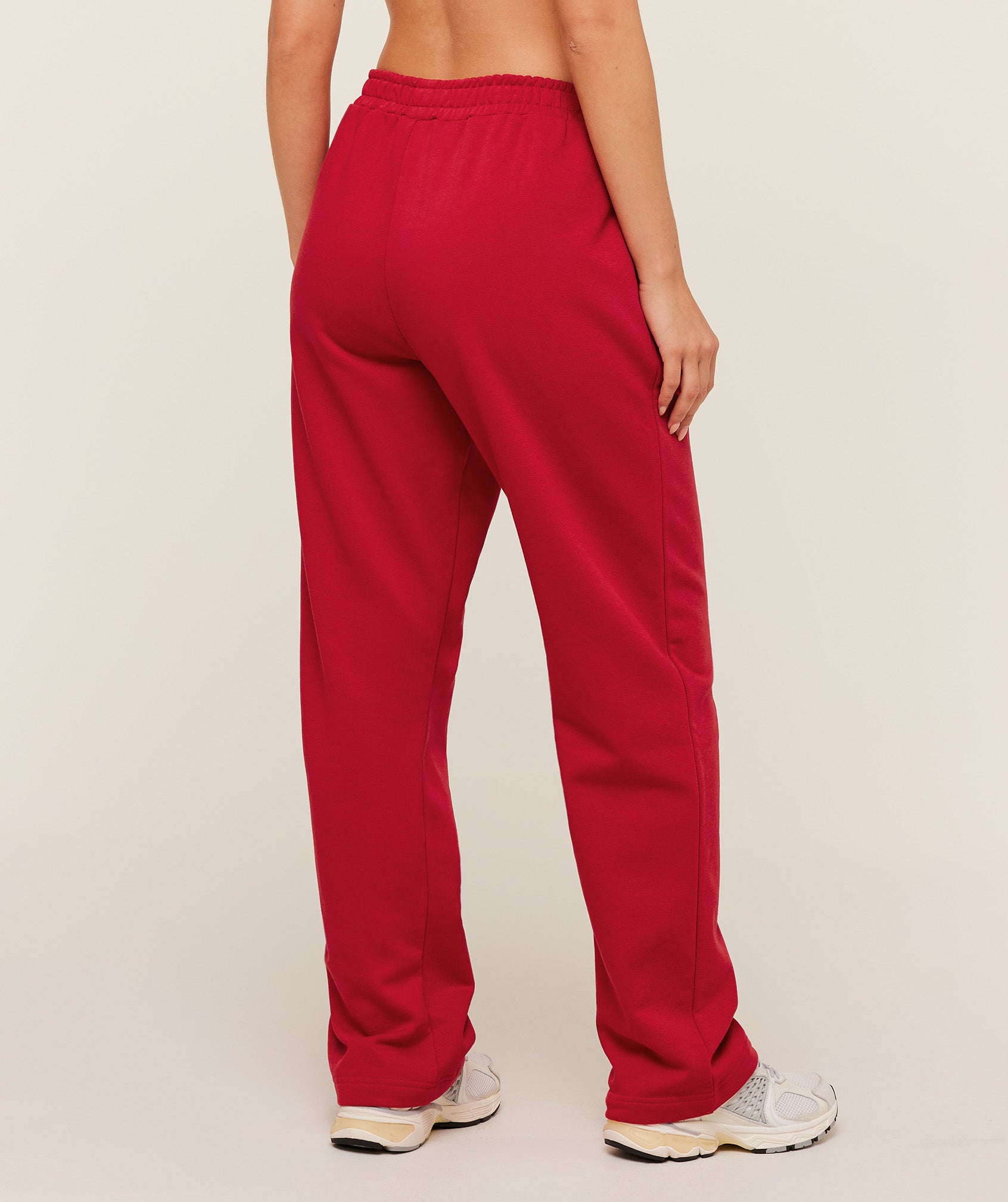 Women's Gymshark Training Fleece Straight Leg Jogger Carmine Red