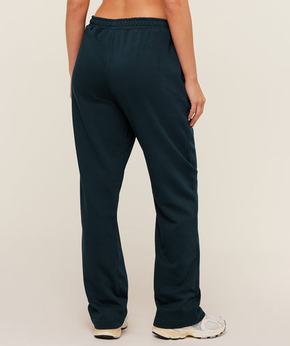 Women's Gymshark Training Fleece Straight Leg Regular Joggers Deep Petrol Blue