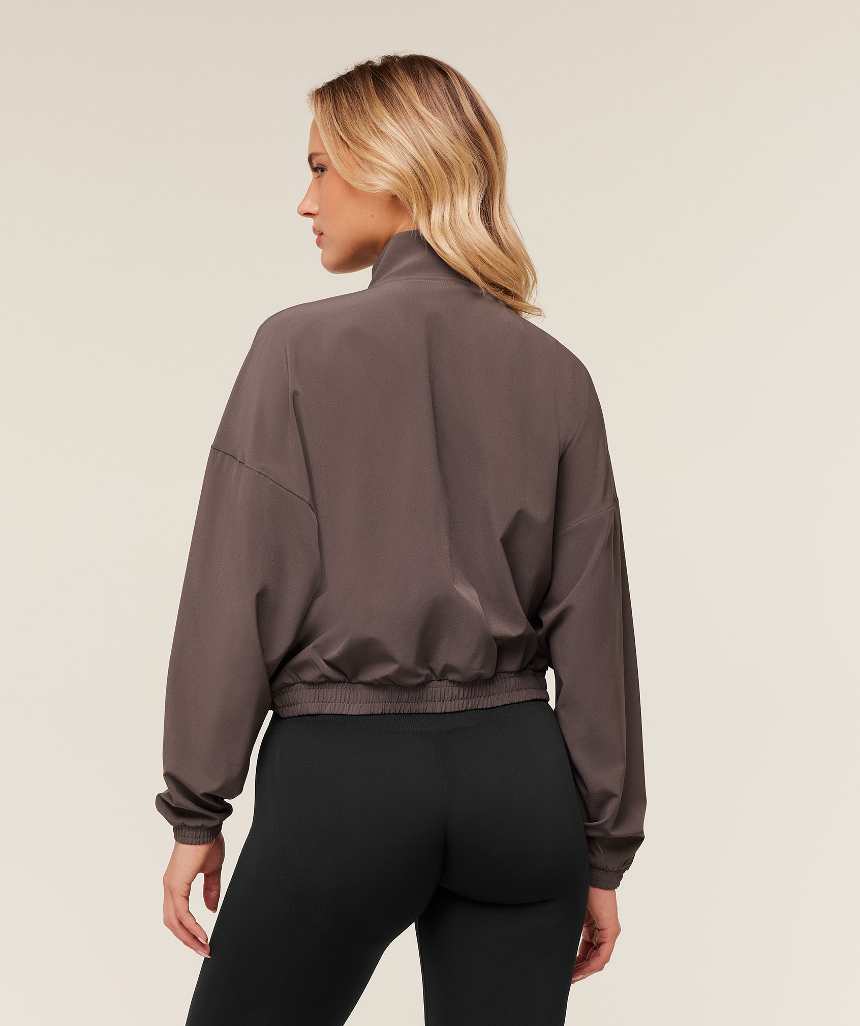 Women's Gymshark Training Everyday Woven Jacket Cool Brown