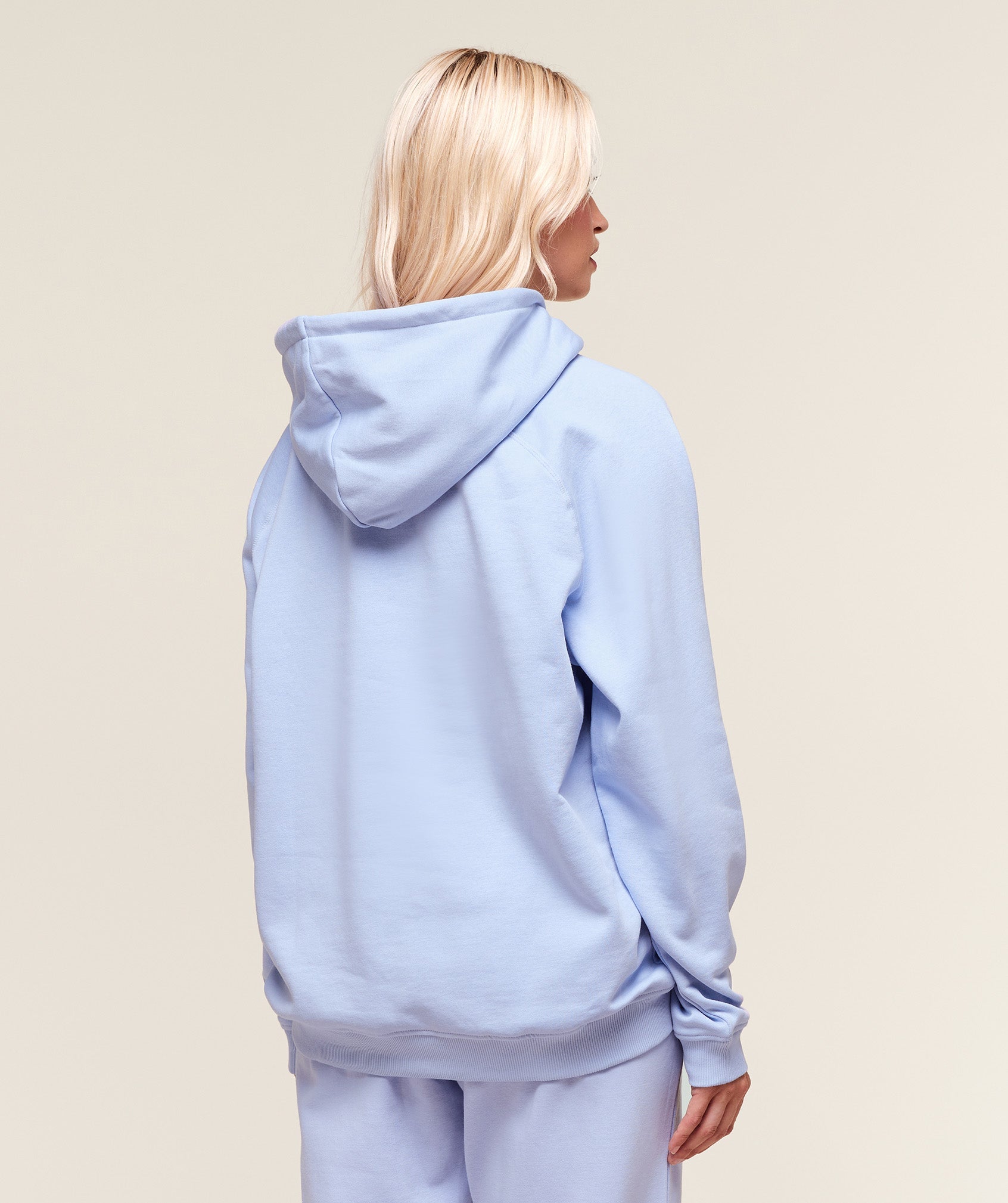 Women's Gymshark Training Oversized Fleece Hoodie Peri Blue