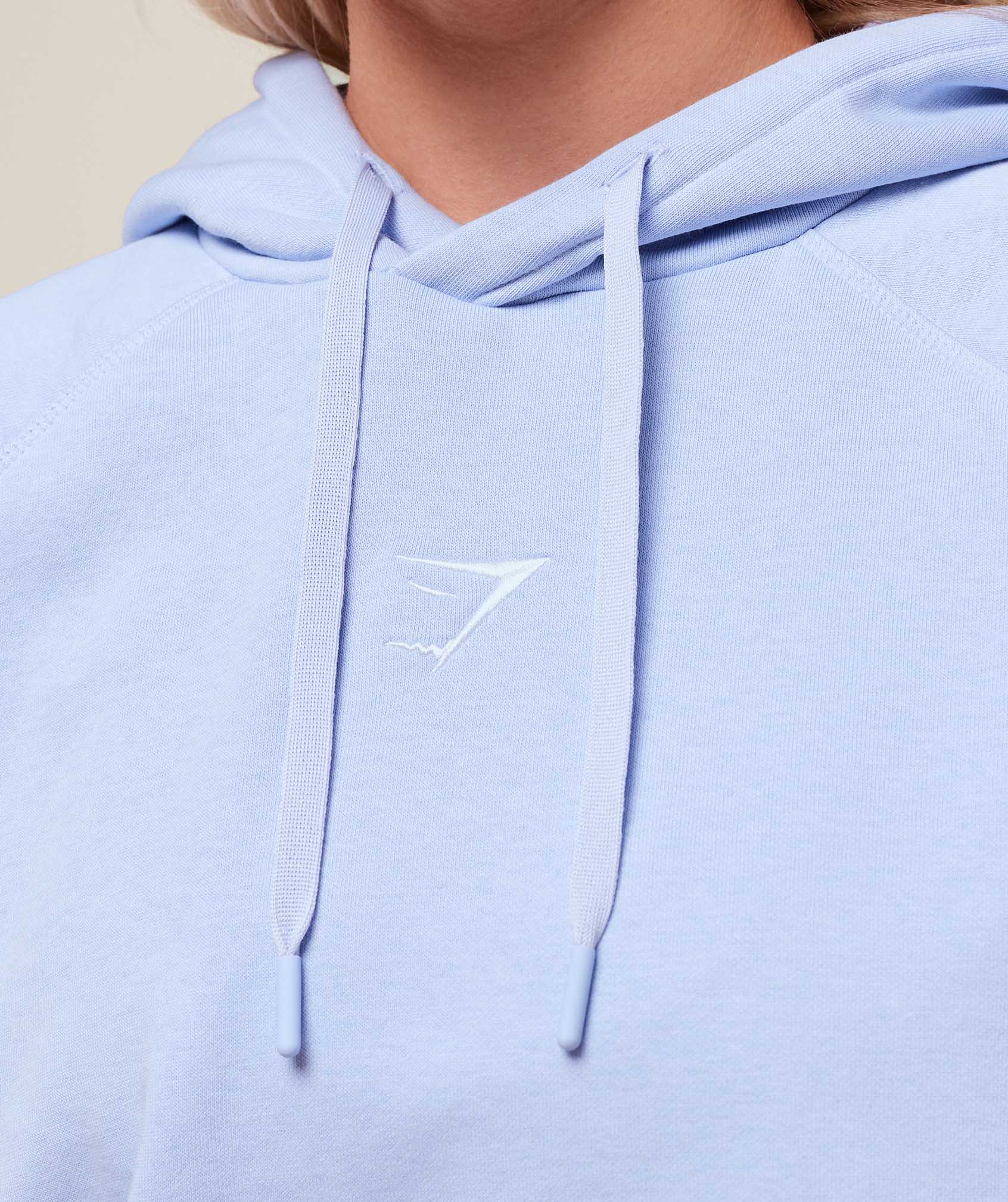 Women's Gymshark Training Oversized Fleece Hoodie Peri Blue