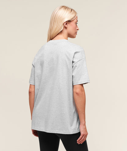 Women's Gymshark Training Oversized T-Shirt Light Grey Marl
