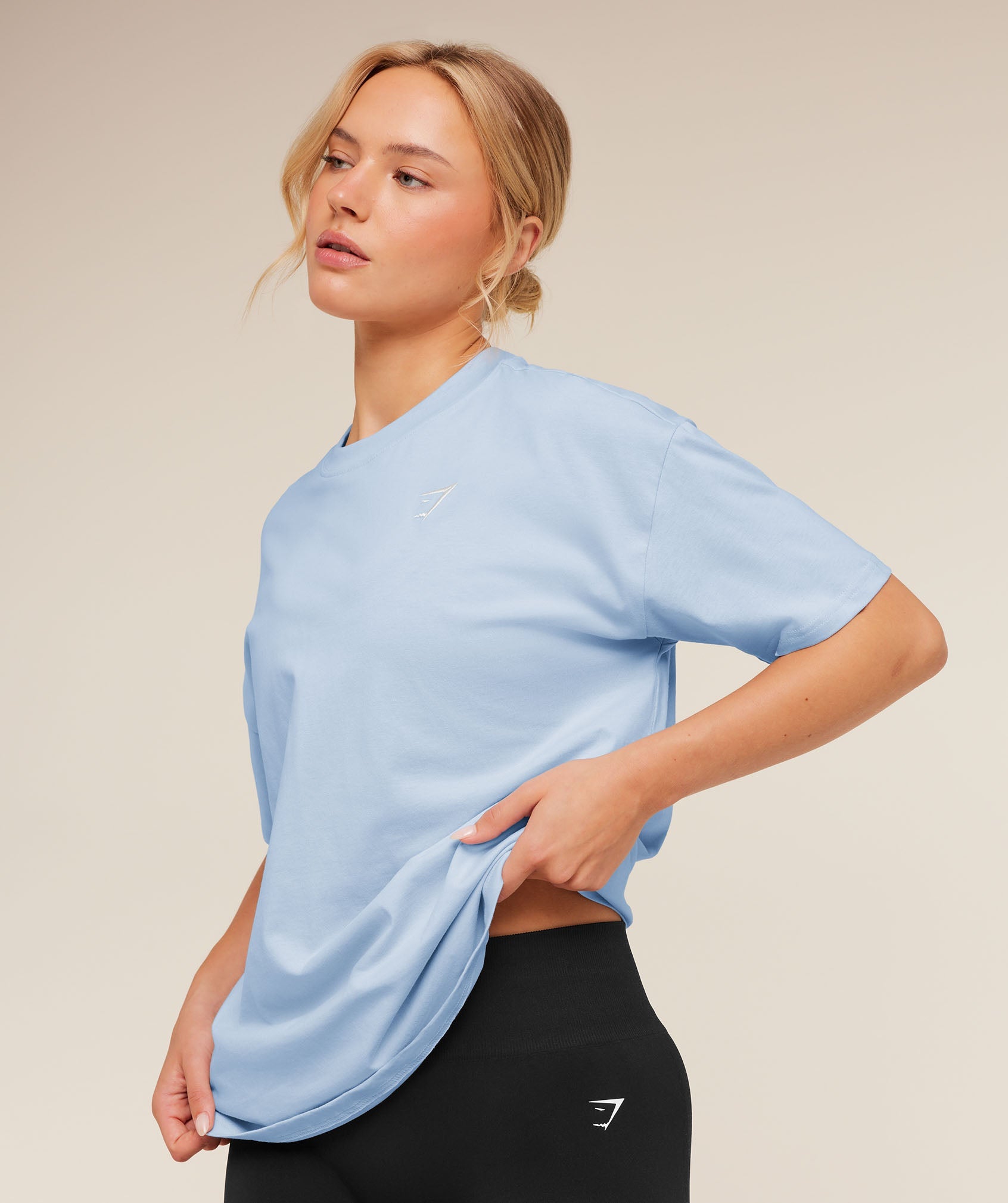 Women's Gymshark Training Oversized T-Shirt  Chilled Blue