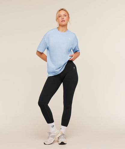 Women's Gymshark Training Oversized T-Shirt  Chilled Blue