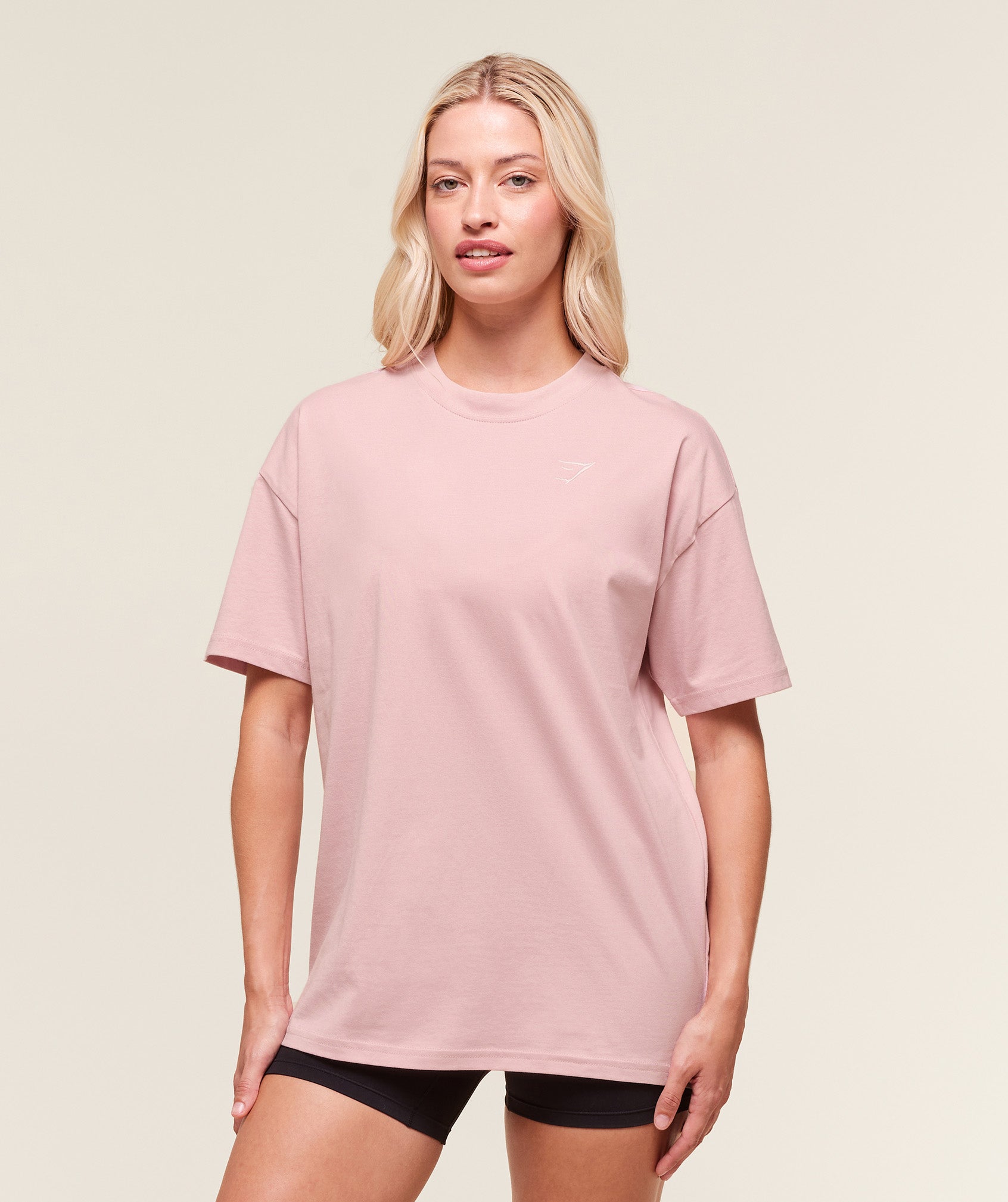 Women's Gymshark Training Oversized T-Shirt Cloud Pink