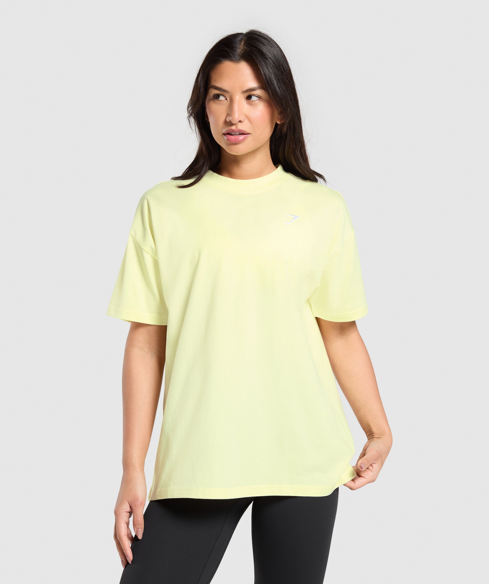 Women's Gymshark Training Oversized T-Shirt Refresh Yellow