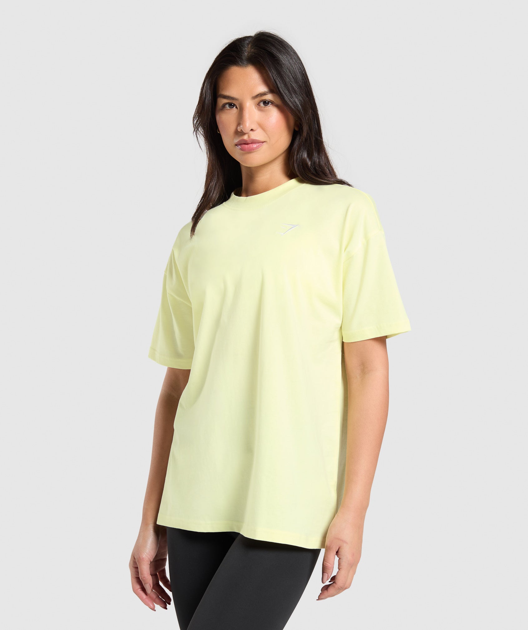 Women's Gymshark Training Oversized T-Shirt Refresh Yellow