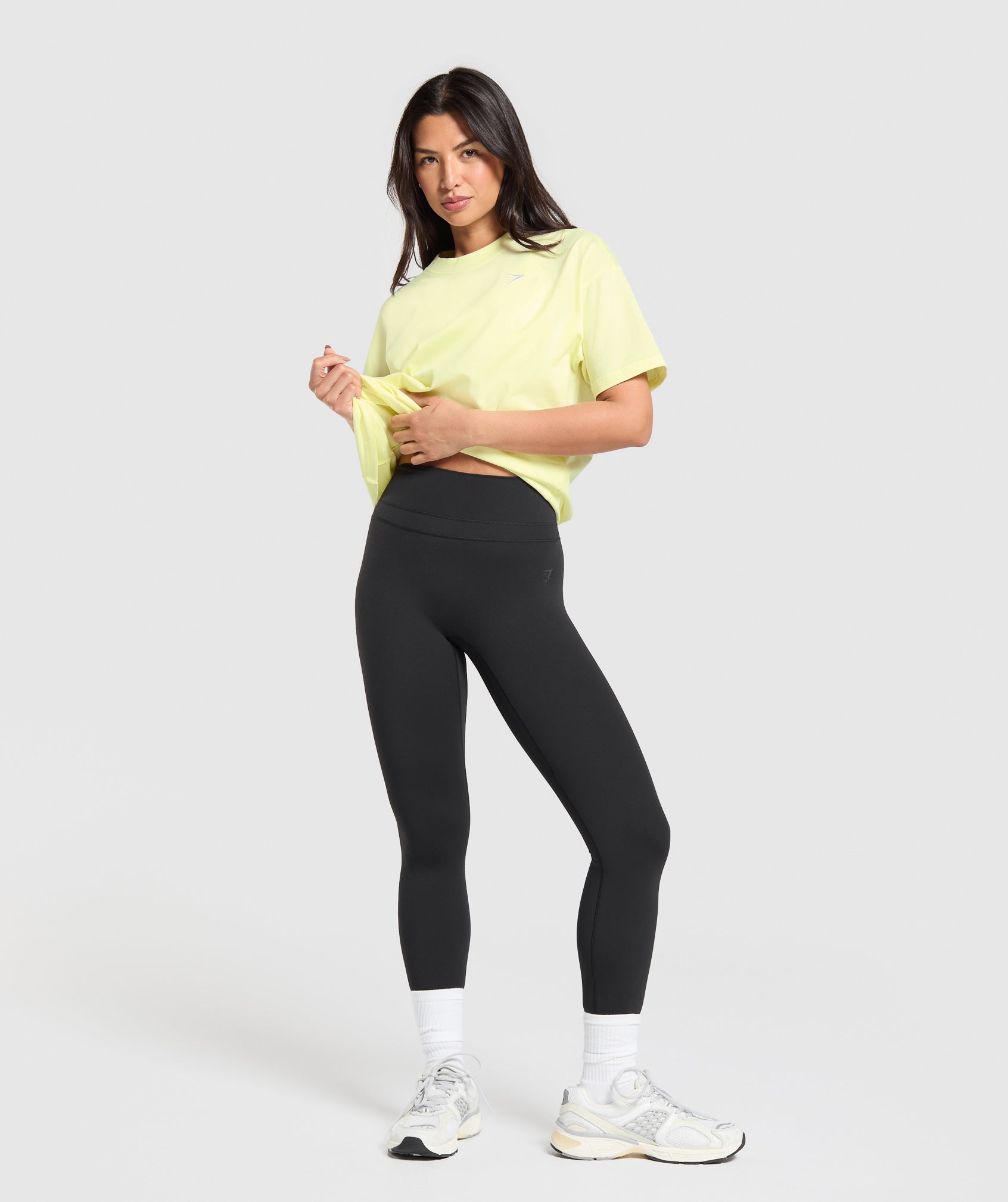 Women's Gymshark Training Oversized T-Shirt Refresh Yellow