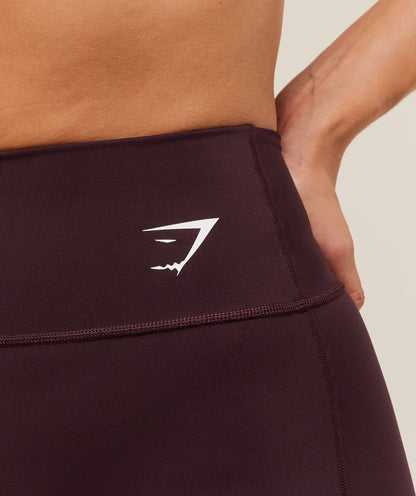 Women's Gymshark Training Straight Leg Leggings Cherry Purple