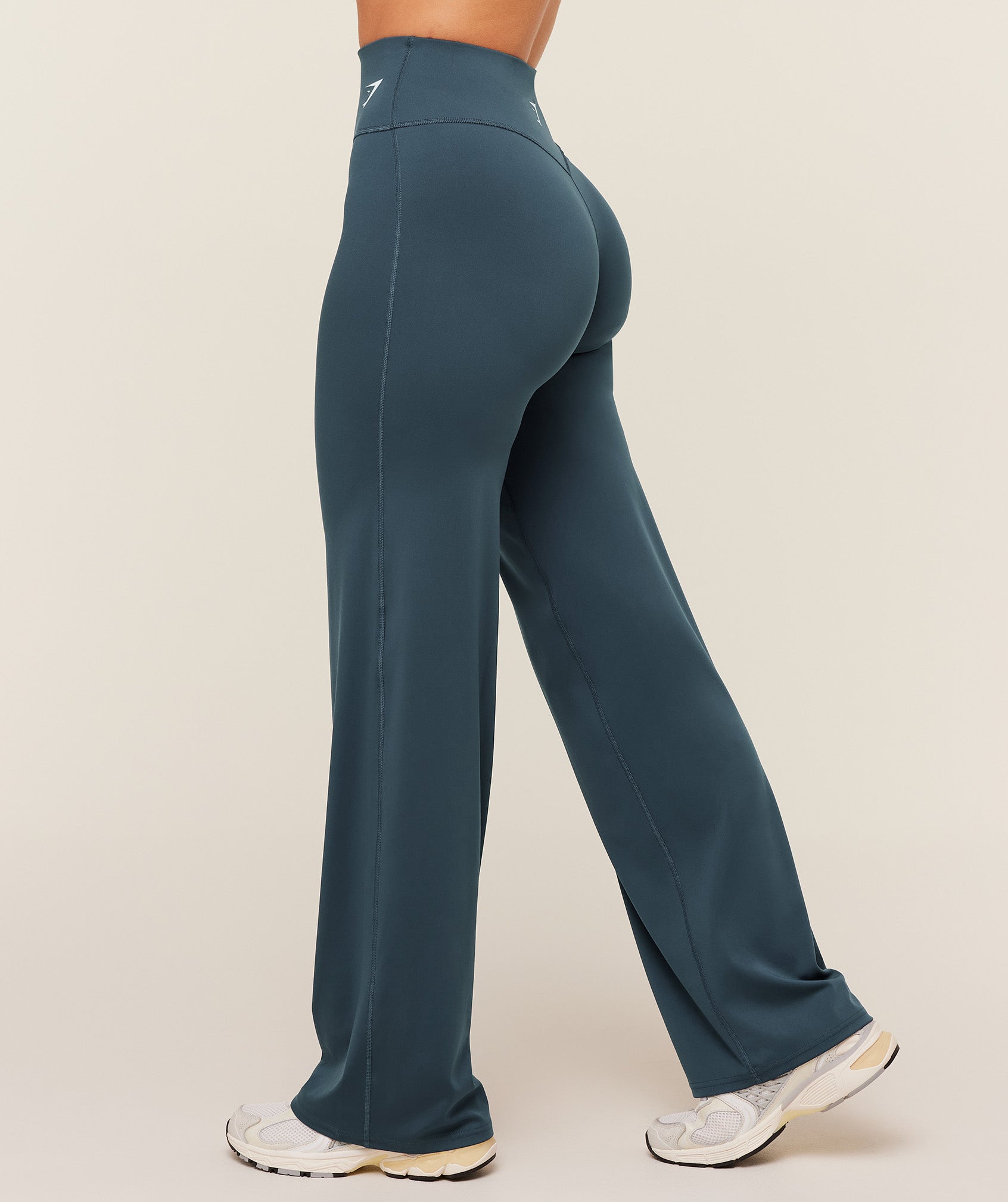 Women's Gymshark Training Straight Leg Leggings Gs Stealth Blue