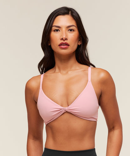 Women's Gymshark Twist Front Bralette Cloud Pink