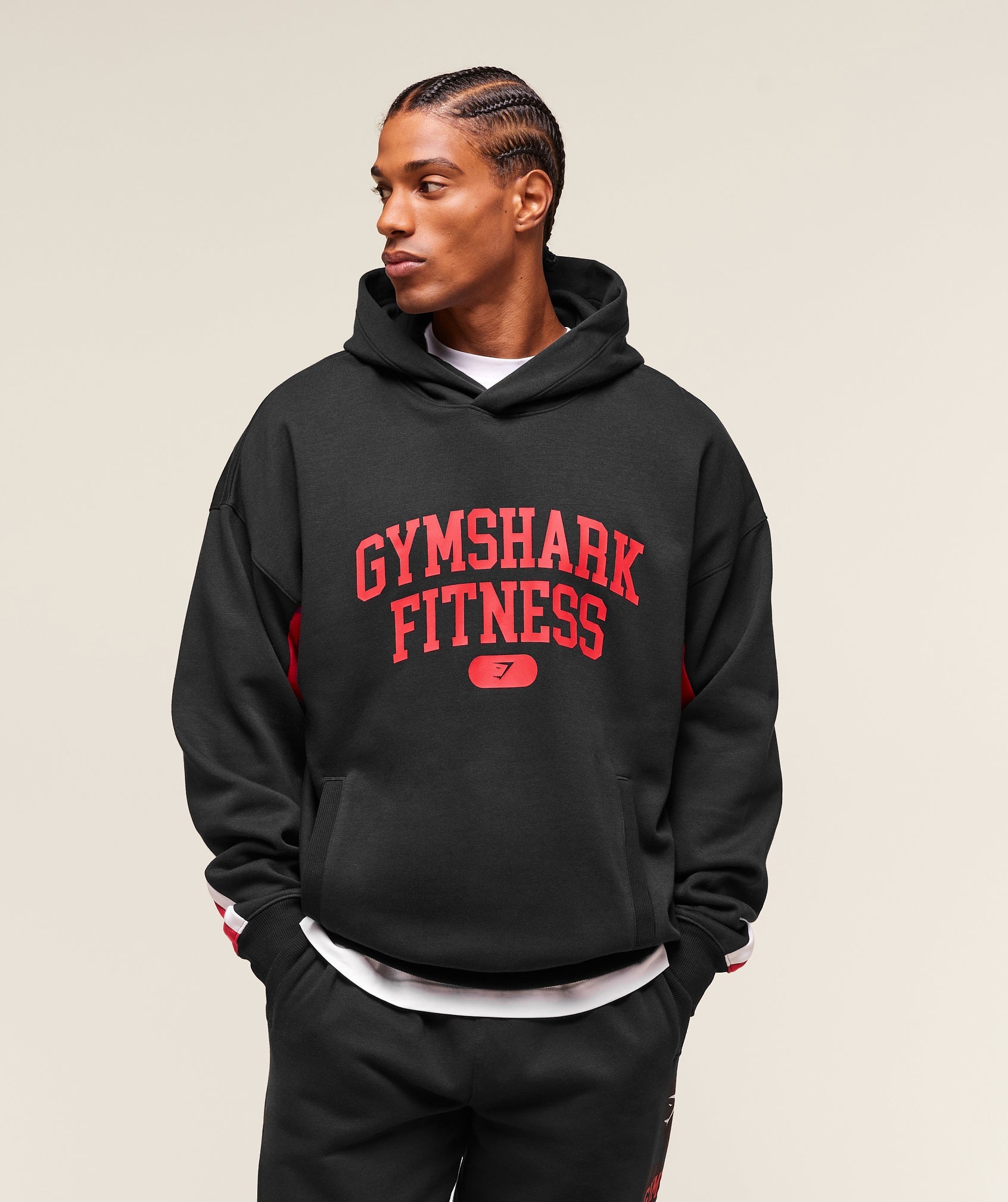Gymshark Varsity Hoodie Black