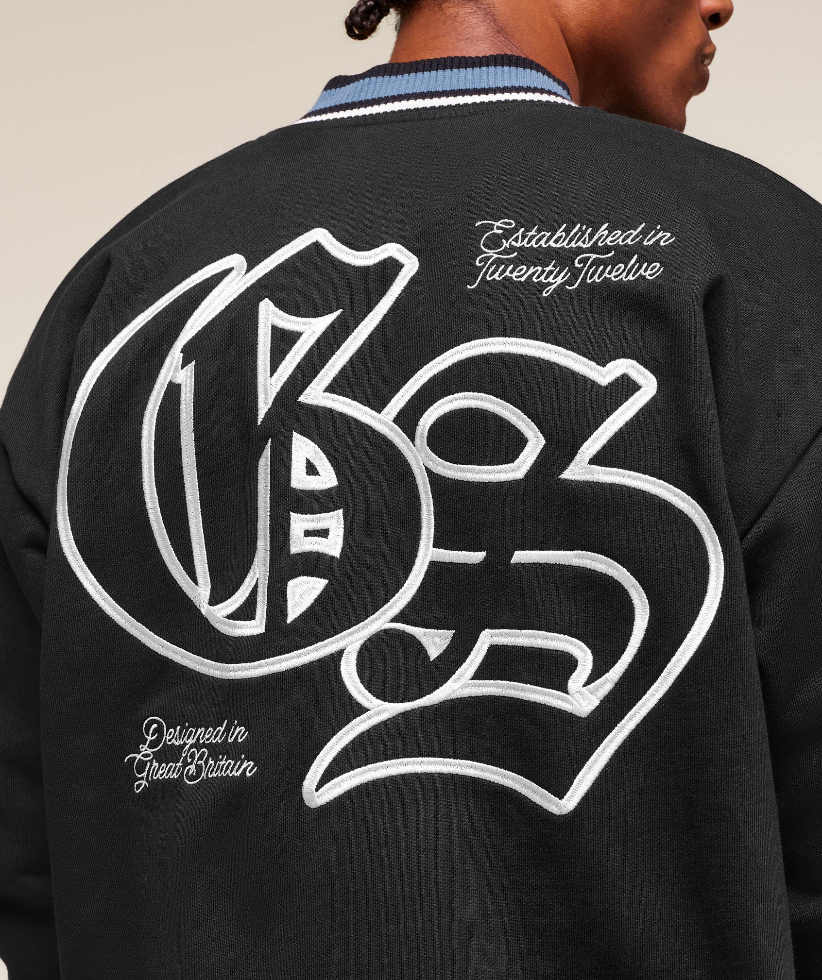 Gymshark Varsity Jacket Black