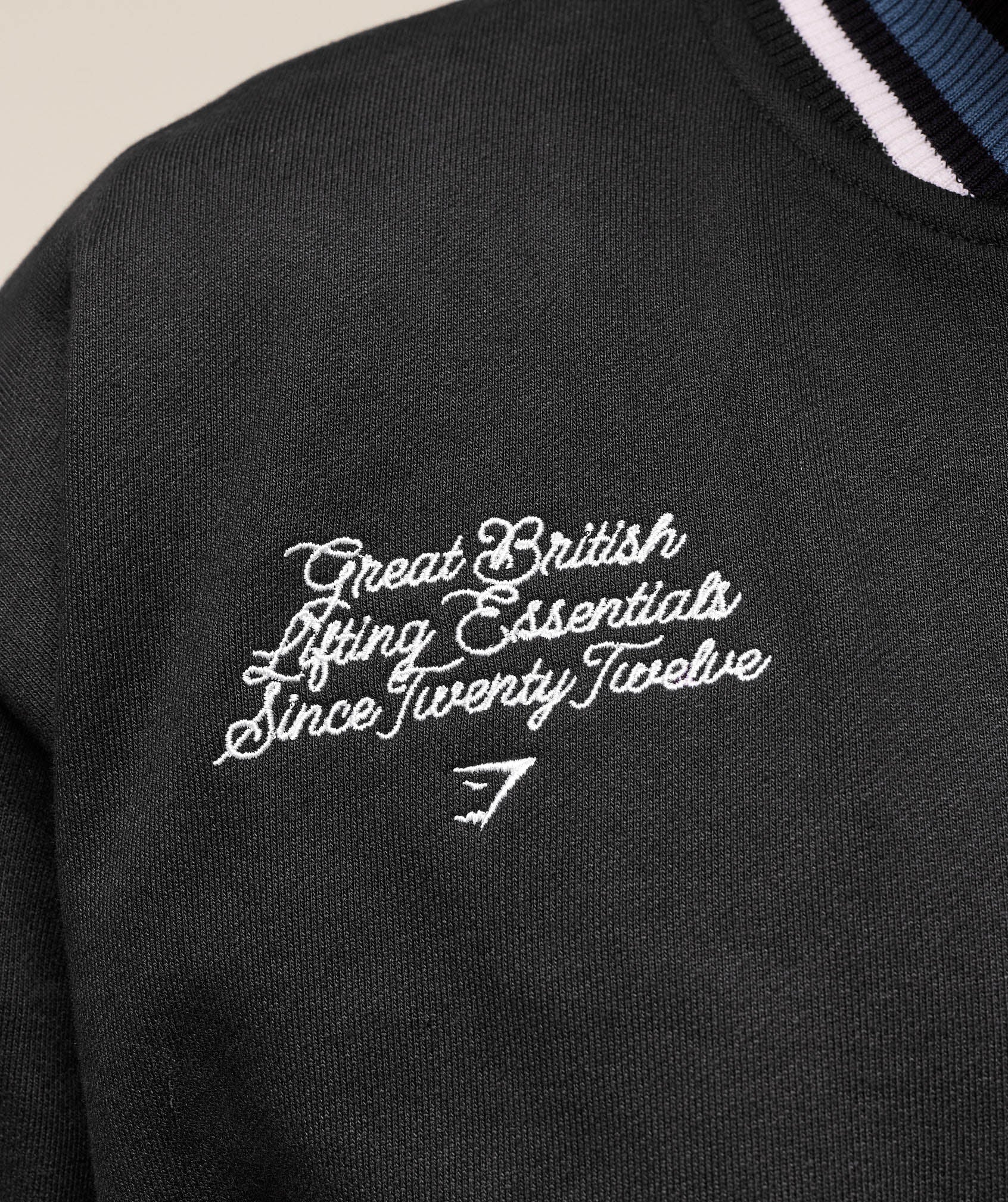 Gymshark Varsity Jacket Black