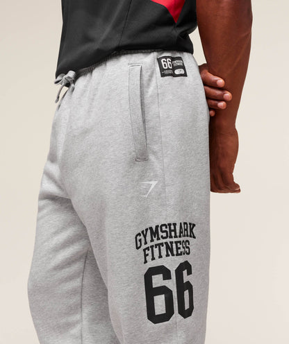 Gymshark Varsity Oversized Jogger Light Grey Core Marl