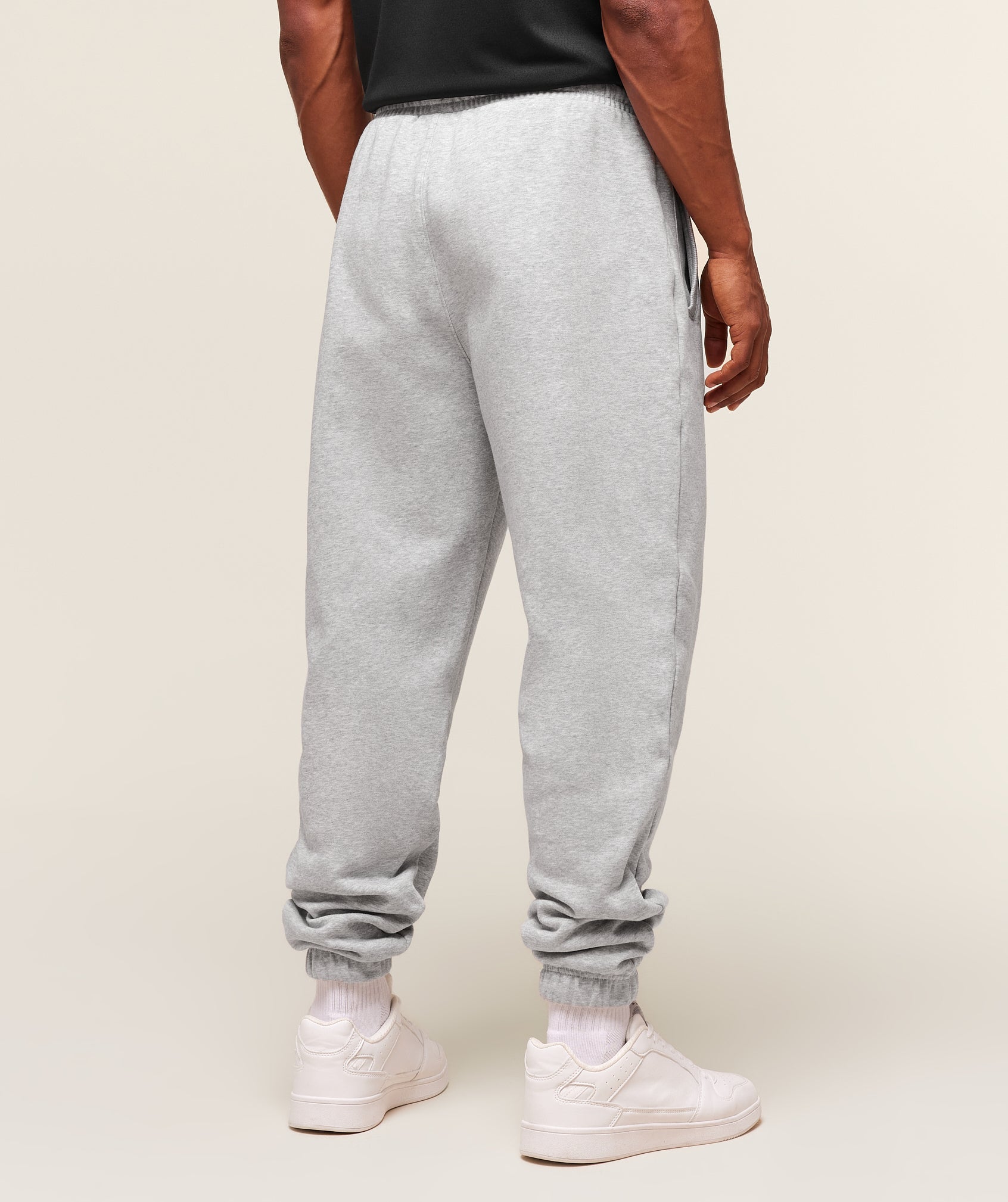 Gymshark Varsity Oversized Jogger Light Grey Core Marl