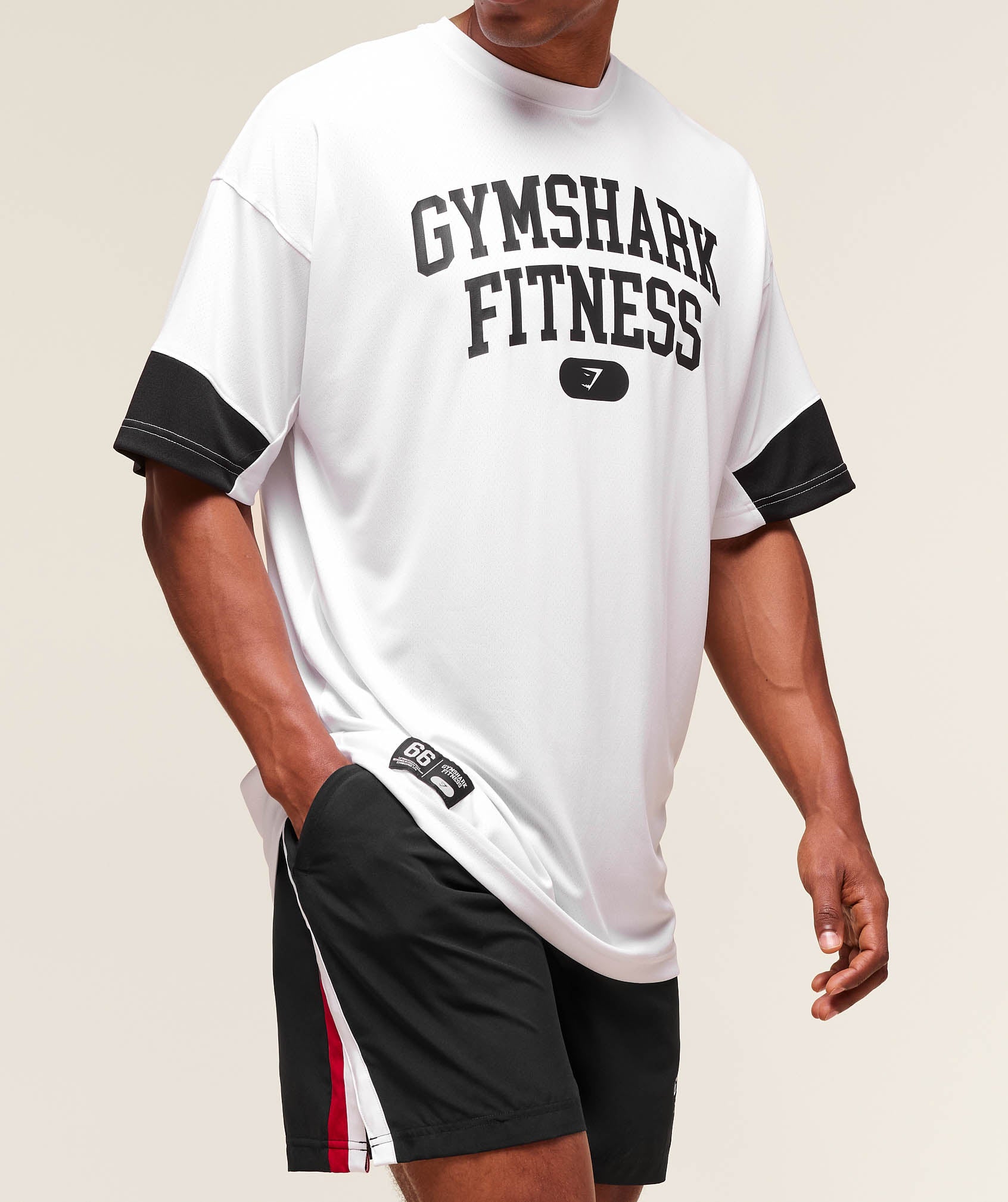 Gymshark Varsity Oversized T-Shirt White