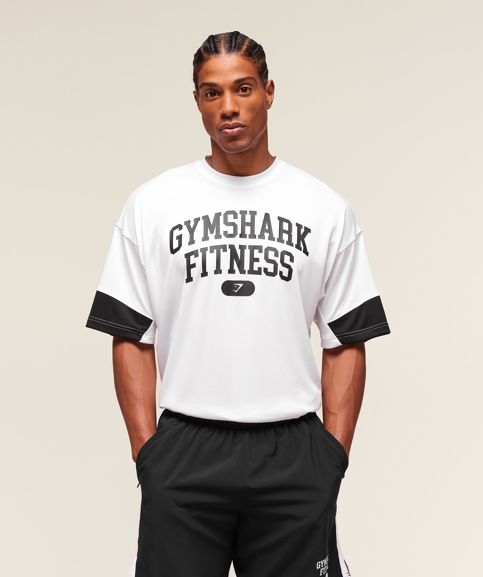 Gymshark Varsity Oversized T-Shirt White