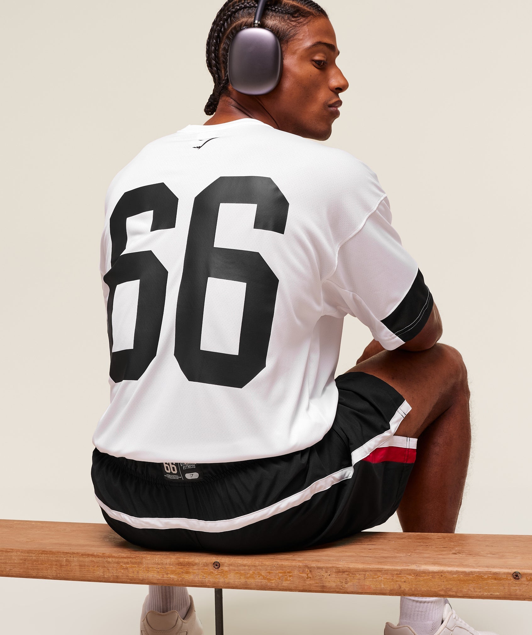 Gymshark Varsity Oversized T-Shirt White