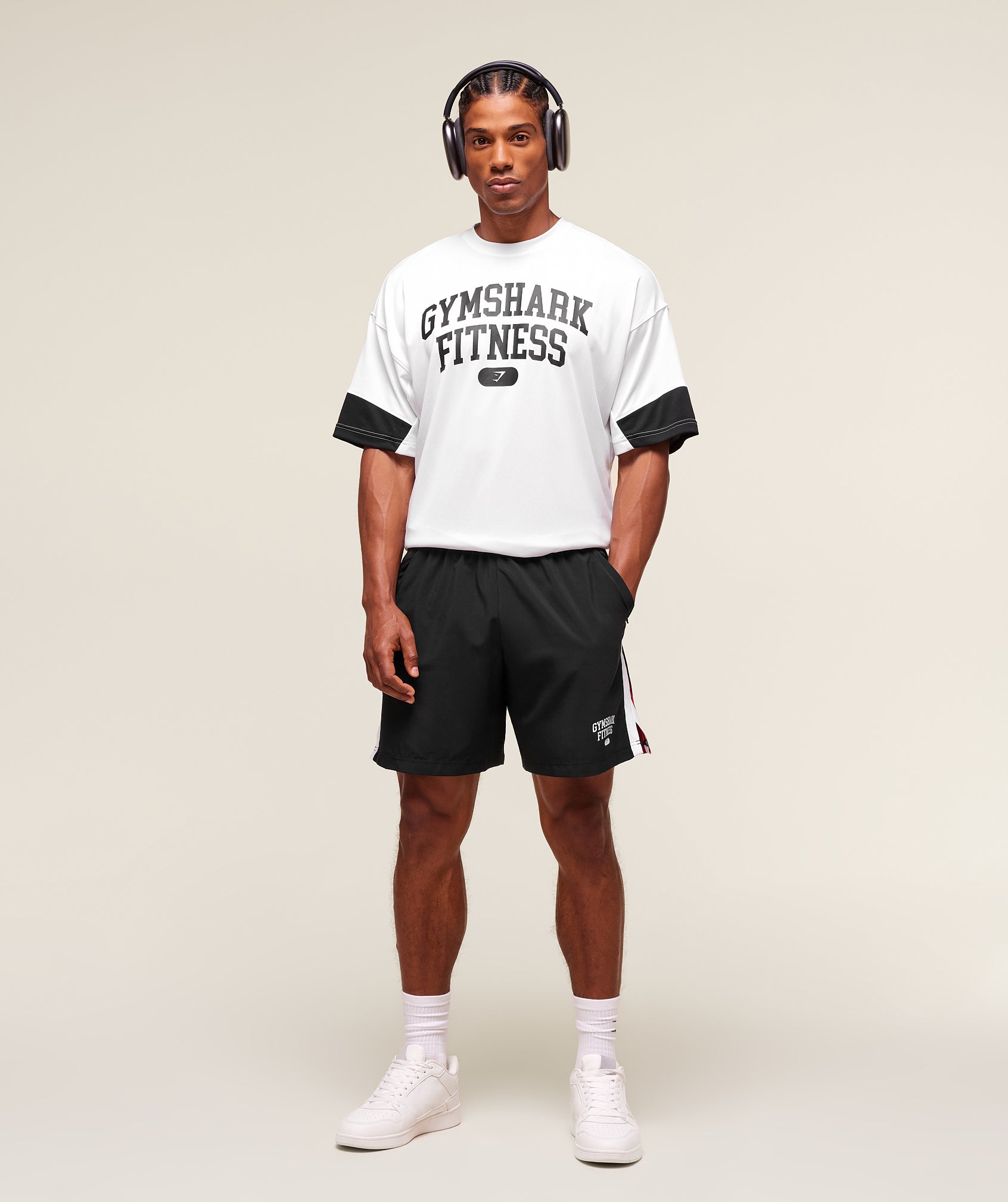 Gymshark Varsity Oversized T-Shirt White