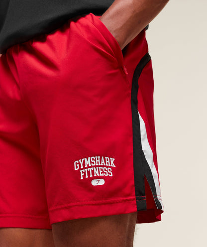 Gymshark Varsity 7" Shorts Conditioning Red
