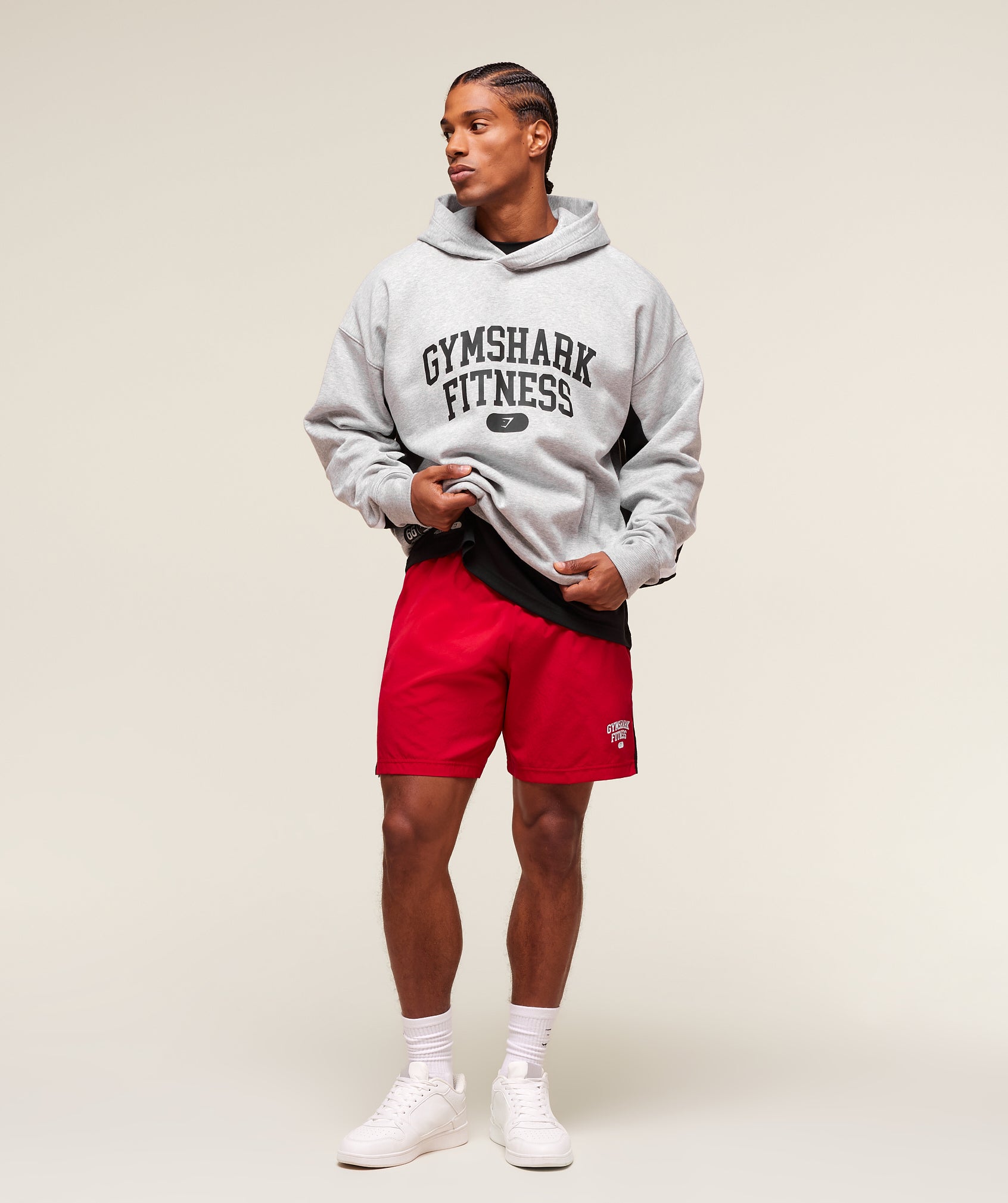 Gymshark Varsity 7" Shorts Conditioning Red